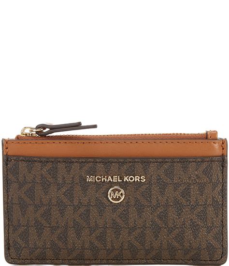 jet slim card case michael kors|Michael Michael Kors Logo Jet Set Charm Small Slim .